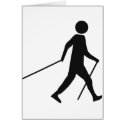 nordic walking icon cards