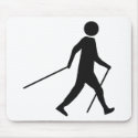 nordic walking icon mousepads
