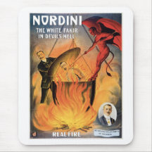 Nordini~ In Devils Hell Vintage Magic Act Mousepad