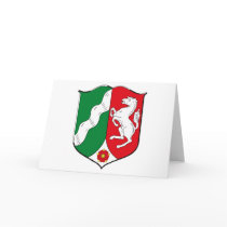 Nordrhein Westfalen Coat of Arms Greeting Card