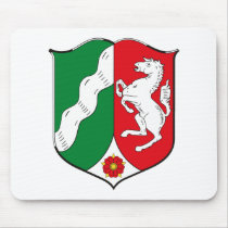Nordrhein Westfalen Coat of Arms Mousepad by FlagTshirts Nordrhein Westfalen Coat of Arms Mousepad