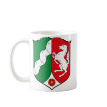 Nordrhein Westfalen Coat of Arms Mug by FlagTshirts Nordrhein Westfalen Coat of Arms Mug