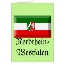 Nordrhein-Westfalen Flag Gem cards