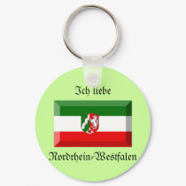 Nordrhein-Westfalen Flag Gem keychains by Vexillophile Nordrhein-Westfalen Flag Gem keychains