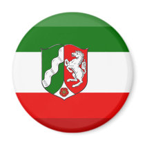Nordrhein-Westfalen Flag Gem magnets by Vexillophile Nordrhein-Westfalen Flag Gem magnets