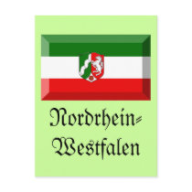 Nordrhein-Westfalen Flag Gem postcards by Vexillophile Nordrhein-Westfalen Flag Gem postcards