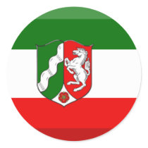 Nordrhein-Westfalen Flag Gem stickers by Vexillophile Nordrhein-Westfalen Flag Gem stickers