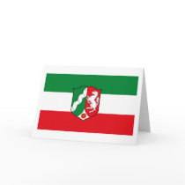 Nordrhein Westfalen Flag Greeting Card