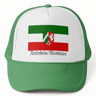Nordrhein-Westfalen Flag Trucker Hats by wesleyowns