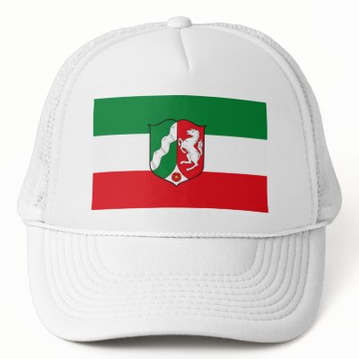 Nordrhein Westfalen Flag Hat by FlagTshirts