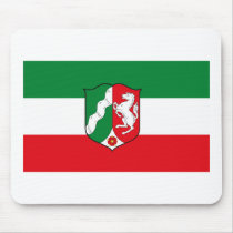 Nordrhein Westfalen Flag Mousepad by FlagTshirts Nordrhein Westfalen Flag Mousepad