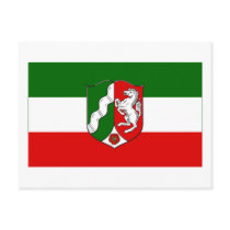 Nordrhein-Westfalen Flag postcards by Vexillophile Nordrhein-Westfalen Flag postcards