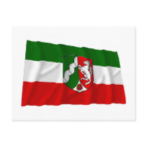 Nordrhein-Westfalen Flag postcards by Vexillophile Nordrhein-Westfalen Flag postcards