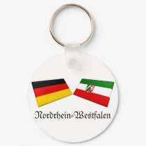 Nordrhein-Westfalen, Germany Flag Tiles keychains by Vexillophile Nordrhein-Westfalen, Germany Flag Tiles keychains