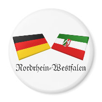 Nordrhein-Westfalen, Germany Flag Tiles magnets by Vexillophile Nordrhein-Westfalen, Germany Flag Tiles magnets