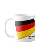 Nordrhein-Westfalen, Germany Flag Tiles mugs by Vexillophile Nordrhein-Westfalen, Germany Flag Tiles mugs