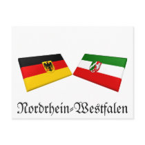 Nordrhein-Westfalen, Germany Flag Tiles postcards by Vexillophile Nordrhein-Westfalen, Germany Flag Tiles postcards