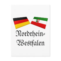 Nordrhein-Westfalen, Germany Flag Tiles postcards by Vexillophile Nordrhein-Westfalen, Germany Flag Tiles postcards