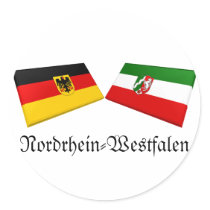 Nordrhein-Westfalen, Germany Flag Tiles stickers by Vexillophile Nordrhein-Westfalen, Germany Flag Tiles stickers