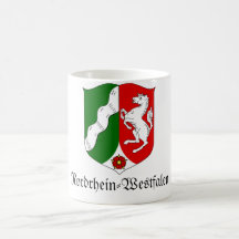 Nordrhein-Westfalen Wappen Coat of Arms Coffee Mugs