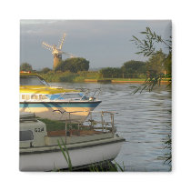 Norfolk Broads 'Fridge Magnet by catchthenextwave Norfolk Broads 'Fridge Magnet