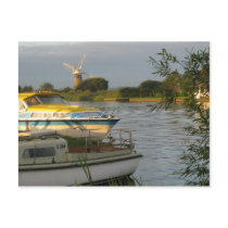 Norfolk Broads - Postcard by catchthenextwave Norfolk Broads - Postcard