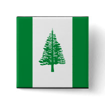 Norfolk Island Flag Pinback Buttons