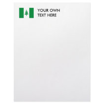 Norfolk Island Flag letterhead
