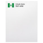 Norfolk Island Flag Custom Letterhead