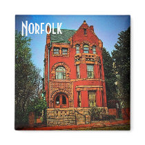 Norfolk Museum Magnet by RickDouglas Norfolk Museum Magnet