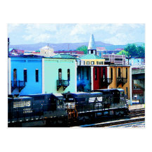 Norfolk Southern 8324 and 8676 Postcard