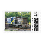 Norfolk Southern SW- 1001 2105 & CSX 1537 postage