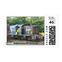 Norfolk Southern SW- 1001 2105 & CSX 1537 postage