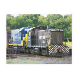 Norfolk Southern SW- 1001 2105 & CSX 1537 postcards