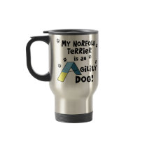 Norfolk Terrier Agility Dog mugs by MenagerieMayhem Norfolk Terrier Agility Dog mugs