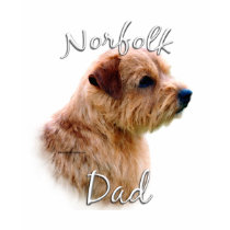 Norfolk Terrier Dad 2 t-shirts
