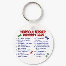 NORFOLK TERRIER Property Laws 2 keychains by poochloverstuff NORFOLK TERRIER Property Laws 2 keychains