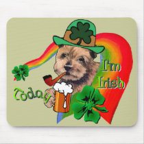 Norfolk Terrier St. Patrick's Day mousepads