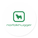 Norfolk Terrier Round Stickers
