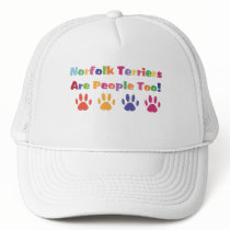 Norfolk Terriers Are People Too hats