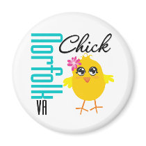 Norfolk VA Chick magnets