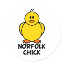 Norfolk Virginia Chick stickers by chicktshirts8 Norfolk Virginia Chick stickers