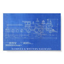 NORFOLK & WESTERN RAILROAD ENGINE NO.521  posters
