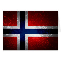 Norge; norske greeting card