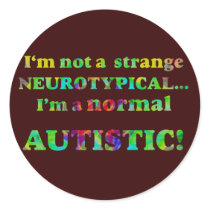 Normal Autistic Stickers
