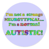 Normal Autistic Stickers