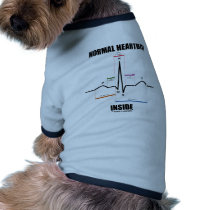 Normal Heartbeat Inside (ECG EKG) pet clothing by wordsunwords Normal Heartbeat Inside (ECG EKG) pet clothing