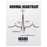Normal Heartbeat Inside (ECG EKG) Letterhead Template