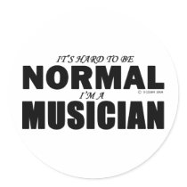 Normal Musician stickers
