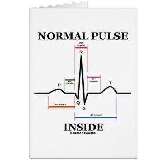 Normal Pulse Inside Greeting Card